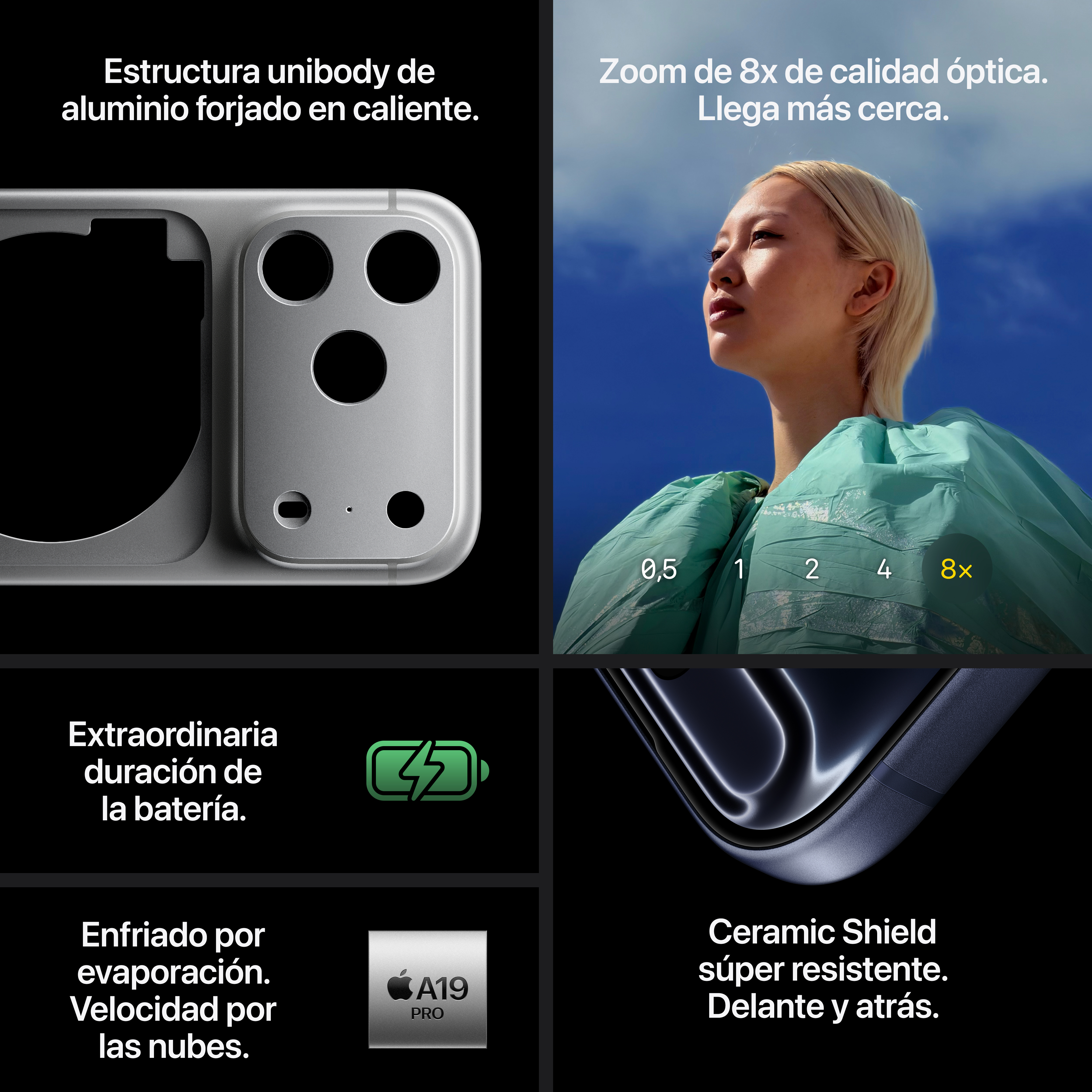 iPhone 17 Pro Max 5G 256GB Silver | Precio Claro Chile