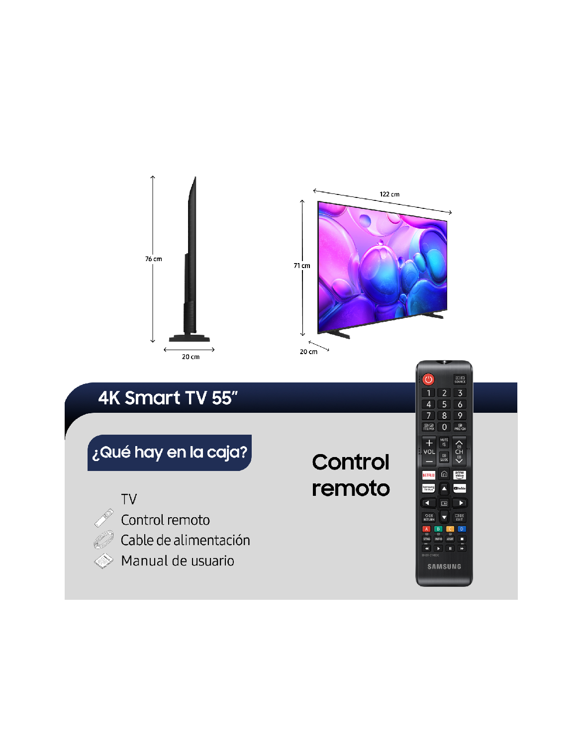 Samsung 55 QLED 4K Q6F Smart TV | Precio Claro Chile