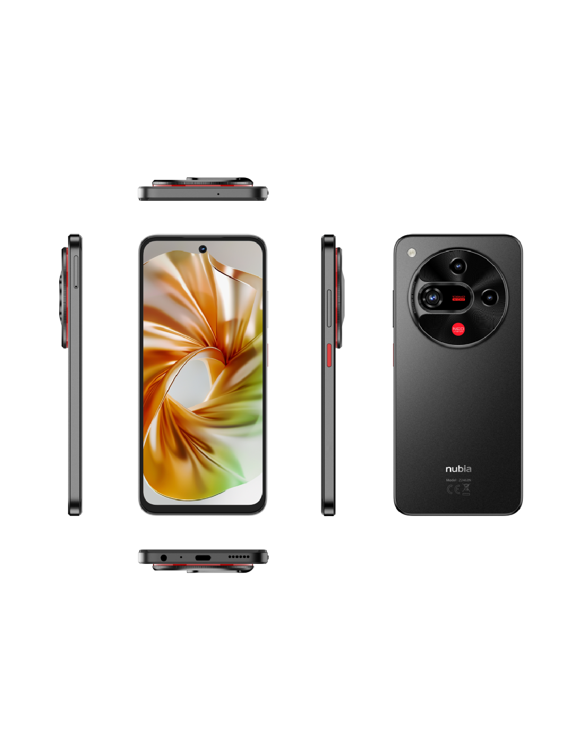 ZTE Nubia Focus 2 5G 256GB Negro | Precio Claro Chile