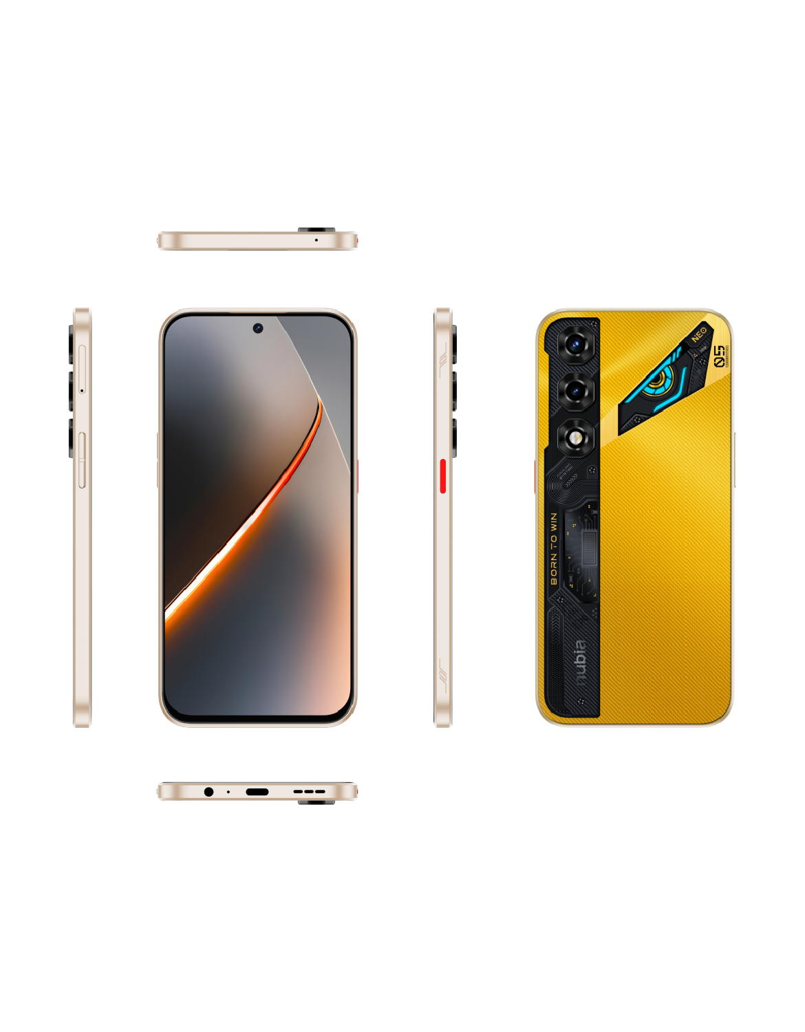 ZTE Nubia Neo 5 5G 256GB Amarillo, foto 6