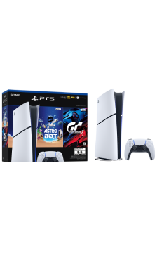 Consola Play Station 5 Digital Slim + Astro Bot y Gran Turismo 7